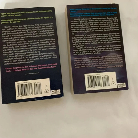 2 INCRYPTID paperb seanan McGuire blue-light armageddon, science fiction books - Picture 4 of 6